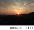 六甲山の朝焼け