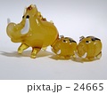 イノシシのガラス細工