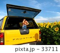 夏の日差しを浴びて