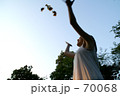 空に投げる
