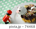 人形とあひるドーナツ