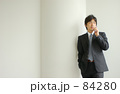 素材ナンバー 84280 : 「携帯電話で話す男性」