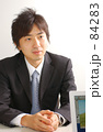 真剣な表情の男性