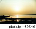 彦根港夕照