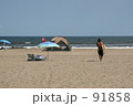 夏の海辺