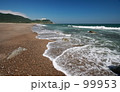 砂浜を荒う