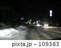 冬の夜道