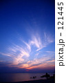 夕暮れの海