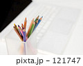 PCと色えんぴつ