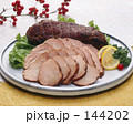 焼豚のブロックとスライス
