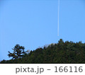 素材ナンバー 166116 : 「空と飛行機雲」