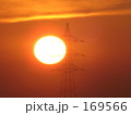 朝日と鉄塔