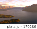 NZクイーンズタウンの夕焼け