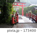 雨の鳥居