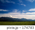 牧場と大空
