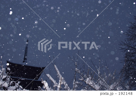 「和と雪」の写真素材 「和と雪」の写真素材