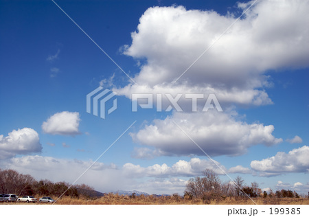 青い空と雲 青い空と雲