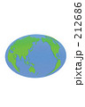 世界地図の地球
