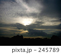 薄暗い空