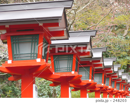 神社の燈籠 神社の燈籠