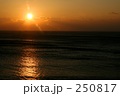 素材ナンバー 250817 : 「伊豆の夕日」