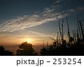 大峰から望む夜明け