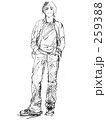 素材ナンバー 259388 : 「シャツの男の子」