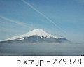 山中湖の霧と富士山