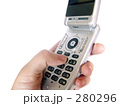 携帯電話を持つ手