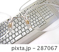 メガネ越しに見たキーボード