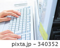 窓際デスクトップと白い携帯　１　