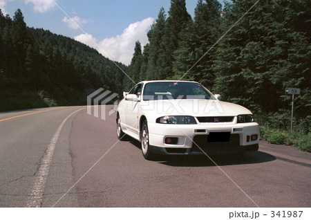「R33 スカイラインGT-R」の写真素材 「R33 スカイラインGT-R」の写真素材