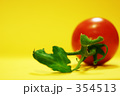 葉付きプチトマト　赤