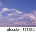 夕暮れの巻雲