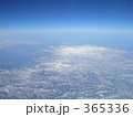 雪山と空