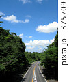 道路と夏空