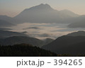 由布の朝霧