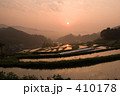 棚田の朝
