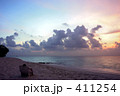夕日を眺めて(モルディブ)