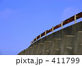 錆びたガードレール