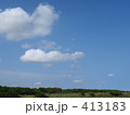 飛行機と雲