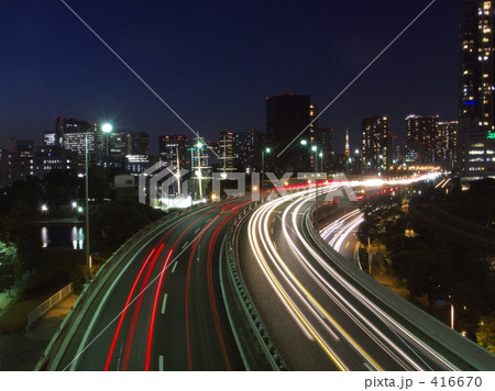 首都高の夜景 首都高の夜景