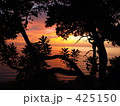 夕暮れの海