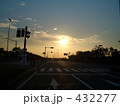 夕方の国道