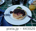 ブルーベリーパンケーキ　グルメ　
