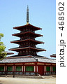 大阪の四天王寺の五重塔