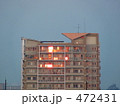 朝陽の反射