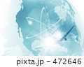 飛行機と地図