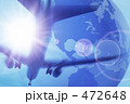 飛行機と地図