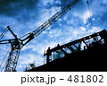 高層ビル建設現場３